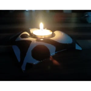 Porta Vela Blanco Negro