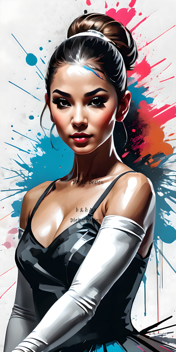 Young Girl Color Splash - Image 2